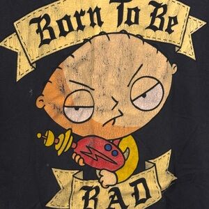 Born to be Bad Family guy Stewie Vintage Shirt